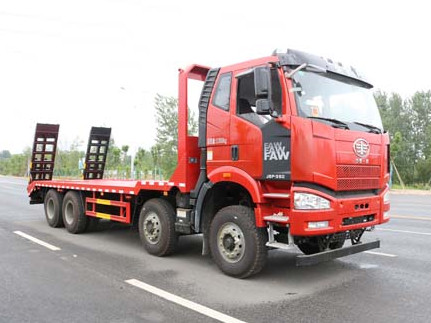 【40噸】解放J6前四后八平板運(yùn)輸車(chē)