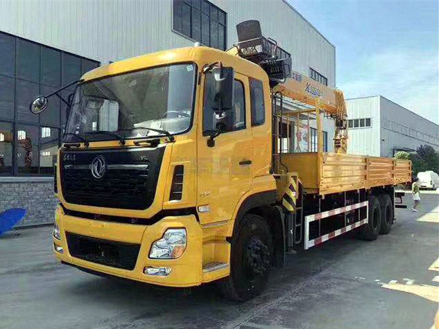 東風(fēng)天龍VL后雙橋隨車(chē)吊